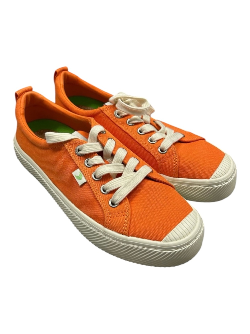 Cariuma Women’s Orange Exuberance OCA Low Mystic Canvas Sneaker Lace Up Size 7